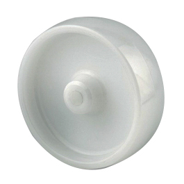 Tente White Polyamide Low Roll Resistence Trolley Wheel, 200kg