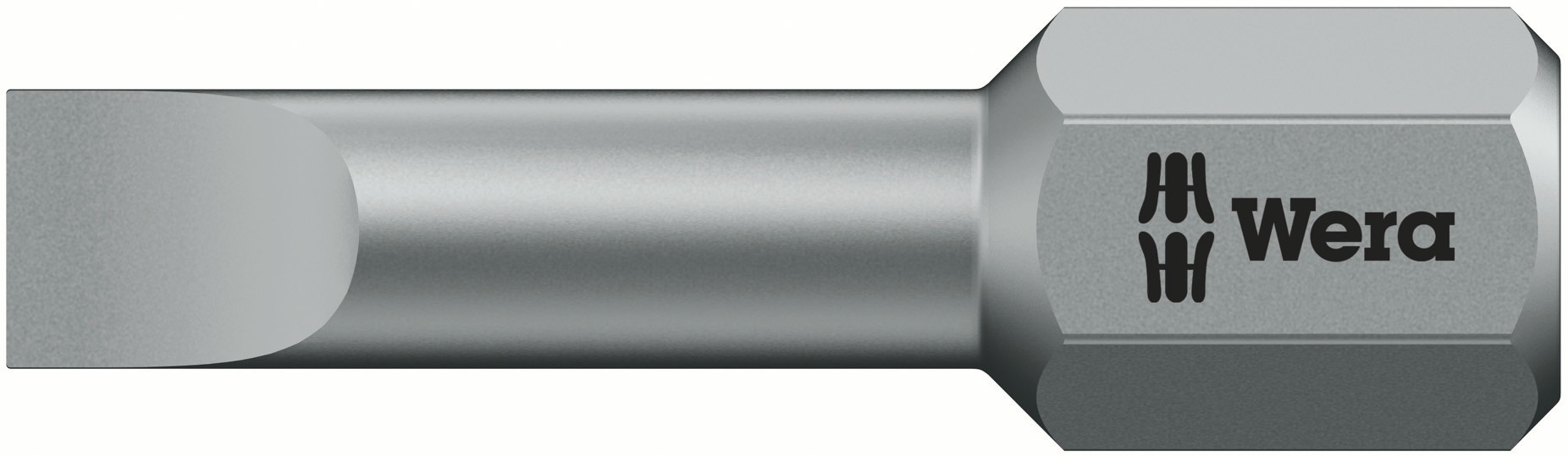 Wera Slotted Screwdriver Bit, SL4 Tip