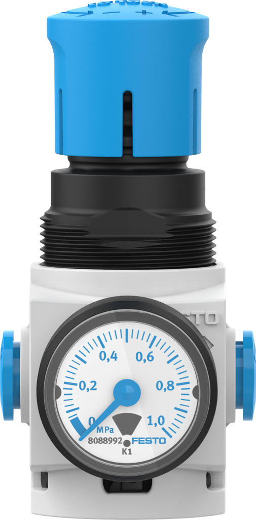 Festo Pneumatic Regulator - 0.5bar to 7bar, 8bar max. input, 8086639