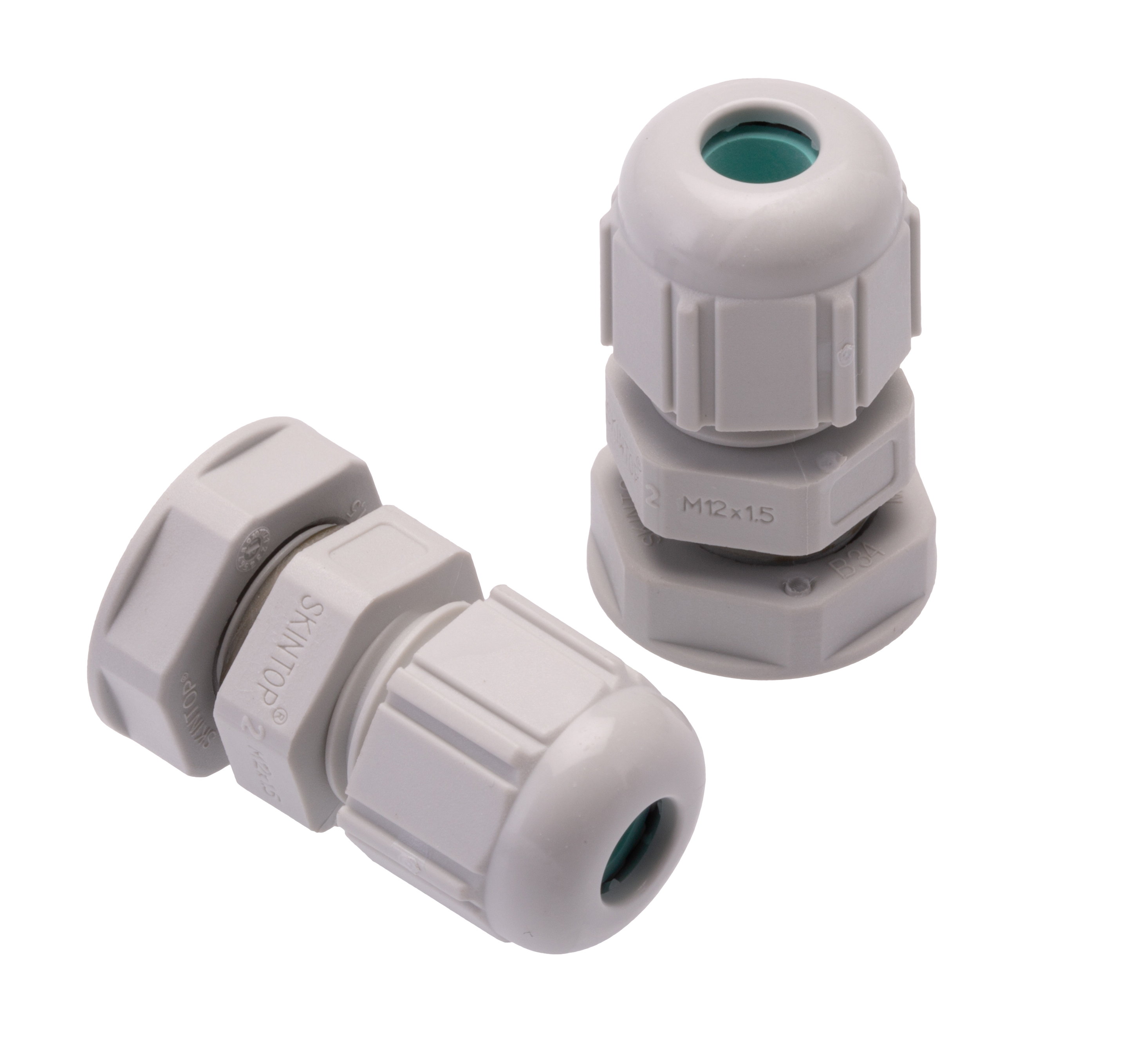 Lapp SKINTOP Series Grey Polyamide Cable Gland, M12 Thread, 4mm min., 5.5mm max., IP68