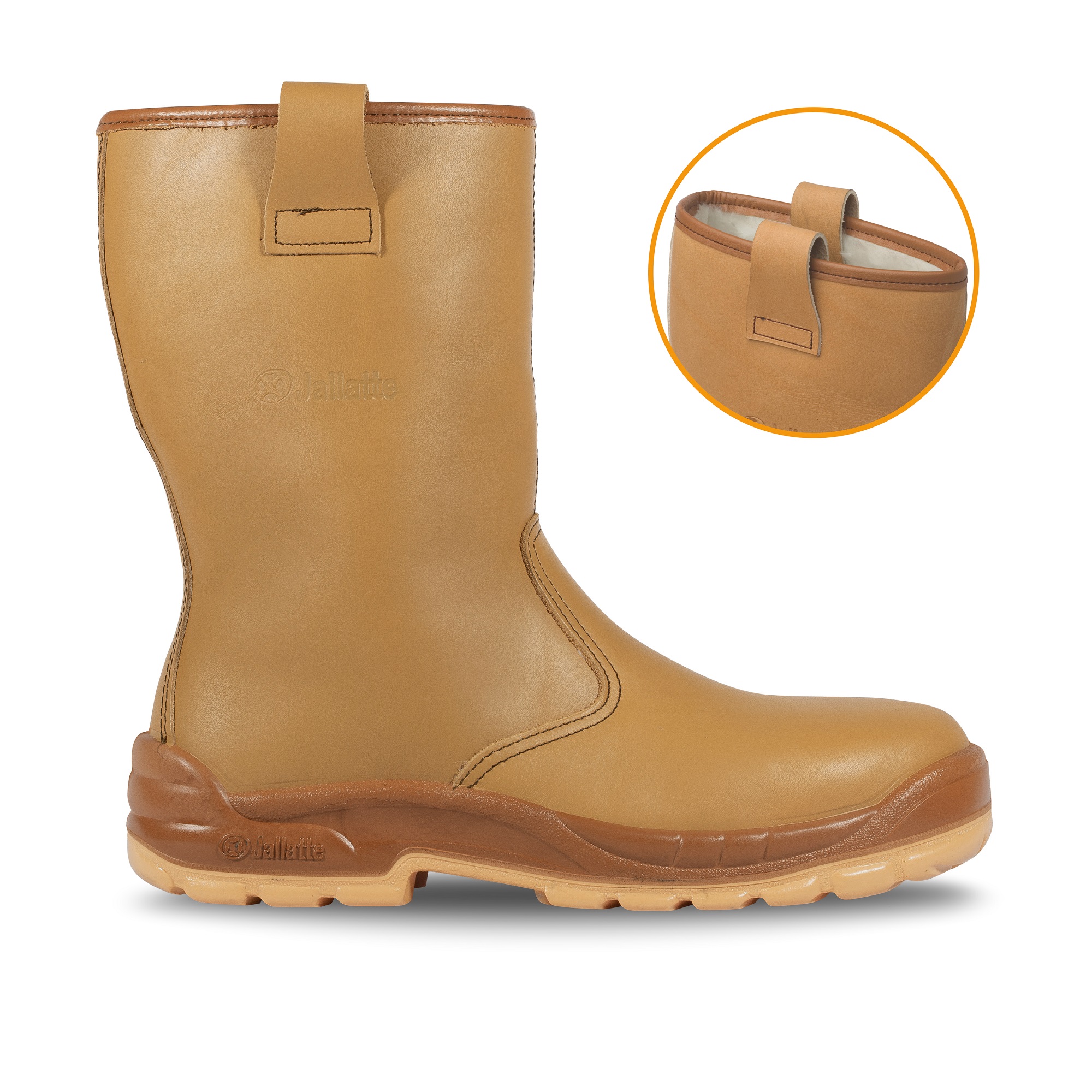 Jallatte JALFRIGG SAS Beige Composite Toe Capped Unisex Safety Boot, UK 6, EU 39