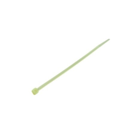 RS PRO Cable Tie, Heat Stabilised, 203mm x 2.5 mm, Natural Nylon, Pk-250