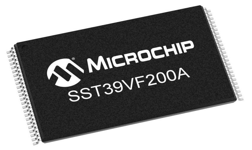 Microchip 2Mbit Flash Memory 48-Pin TSOP, SST39VF200A-70-4I-EKE