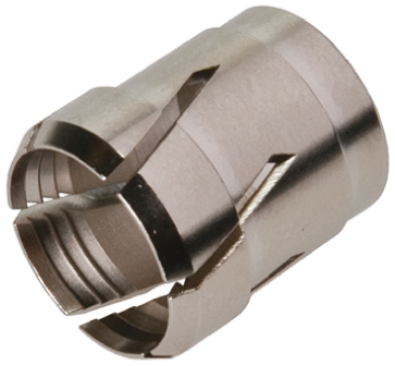 LEMO 2B Silver Brass Cable Grommet for 6.3 → 7.2mm Cable Dia. FGG.2B.772.DN