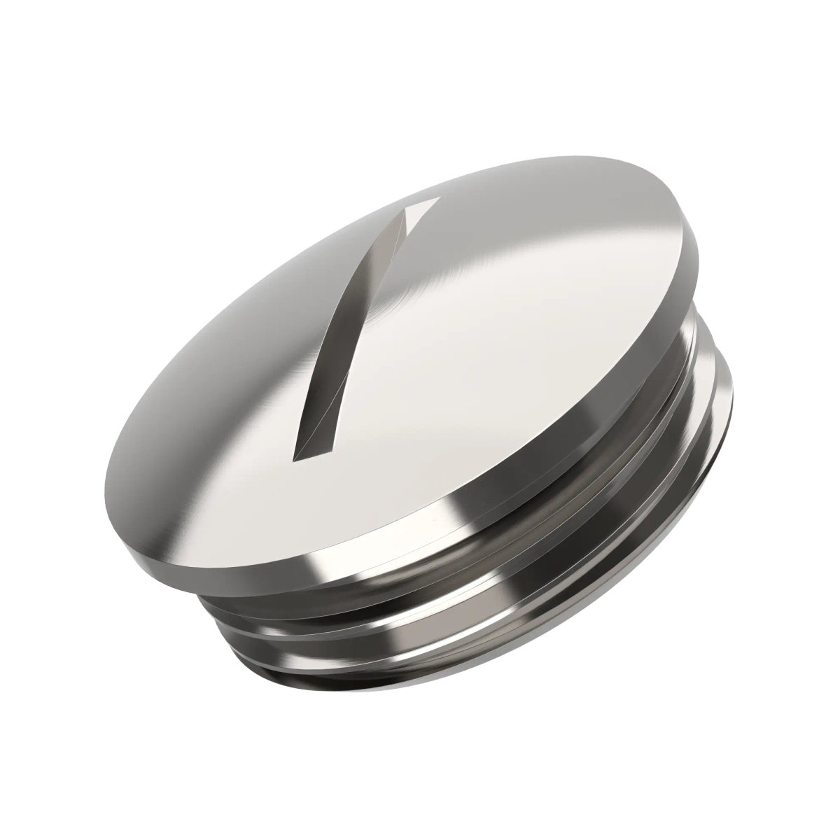 Lapp Blanking Plug, M40, 44mm Hole Diameter, Nickel Plated Brass, 44mm Diameter, Threaded
