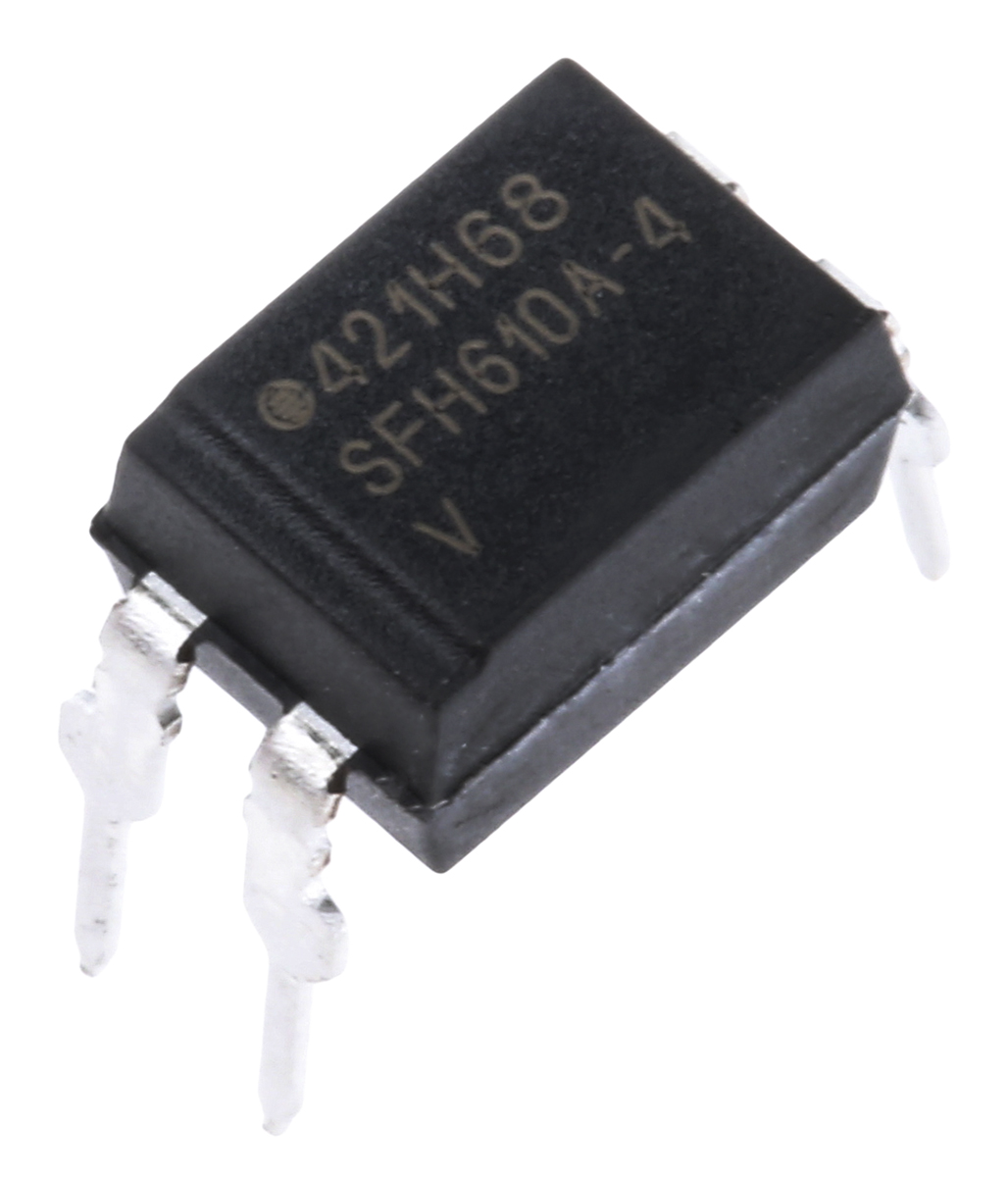 Vishay, SFH610A-4 DC Input Transistor Output Optocoupler, Through Hole, 4-Pin PDIP