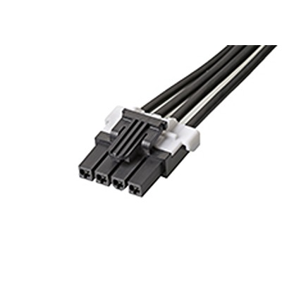 Molex 4 Way Female Mini-Fit TPA2 to 4 Way Female Mini-Fit TPA2 Wire to Board Cable Assembly, 1m