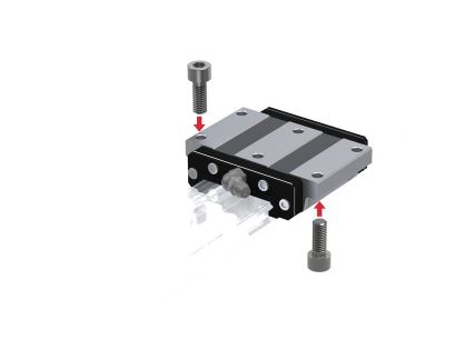 THK Linear Guide Carriage HRW, 8020N Dynamic Load, 37mm Rail Width
