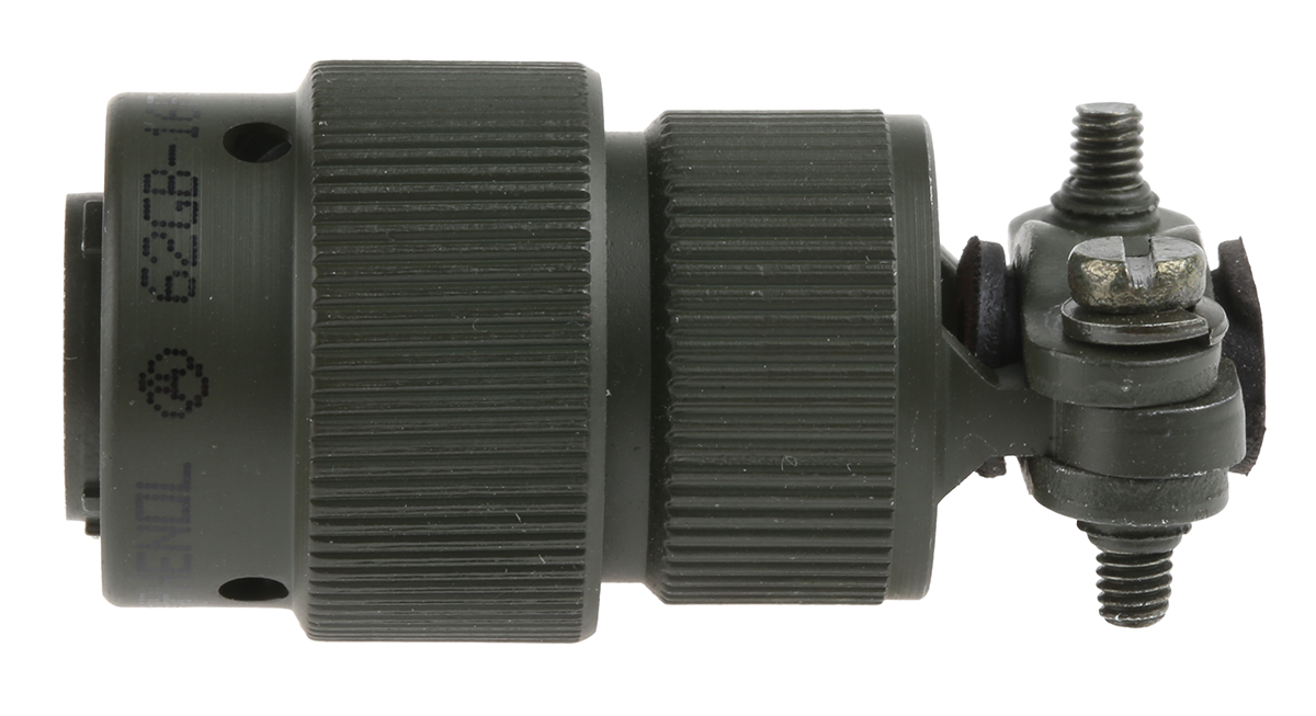Amphenol Limited, 62GB 6 Way Cable Mount MIL Spec Circular Connector PlugOlive, Pin Contacts,Shell Size 10, Bayonet