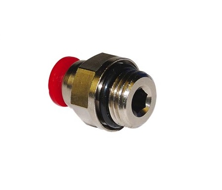 Norgren Pneufit C Series Straight Threaded Adaptor, M5 Male to Push In 6 mm, Threaded-to-Tube Connection Style, C0225
