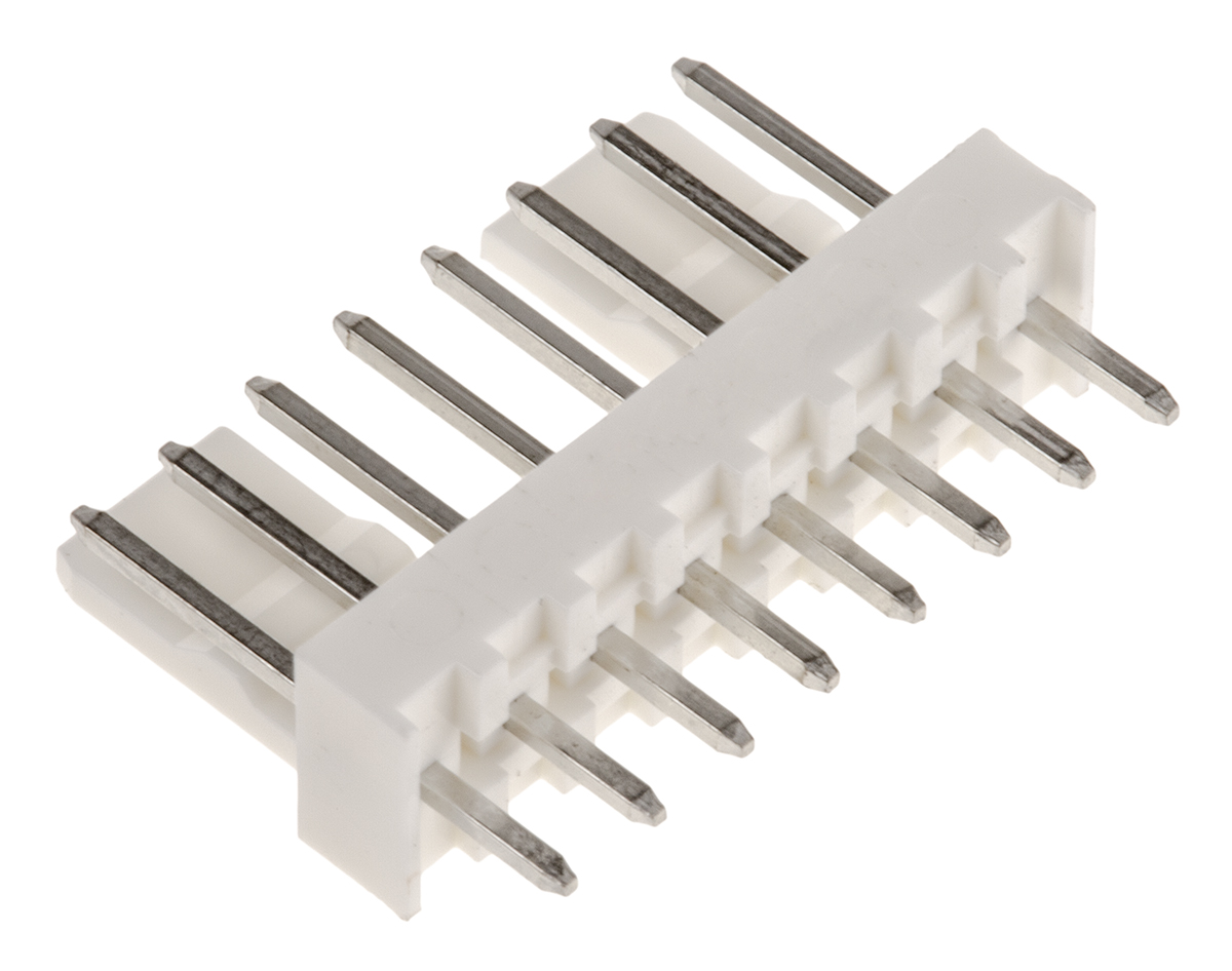 Molex KK 254 Series Straight Through Hole Pin Header, 8 Contact(s), 2.54 mm Pitch, 1 Row, Unshrouded