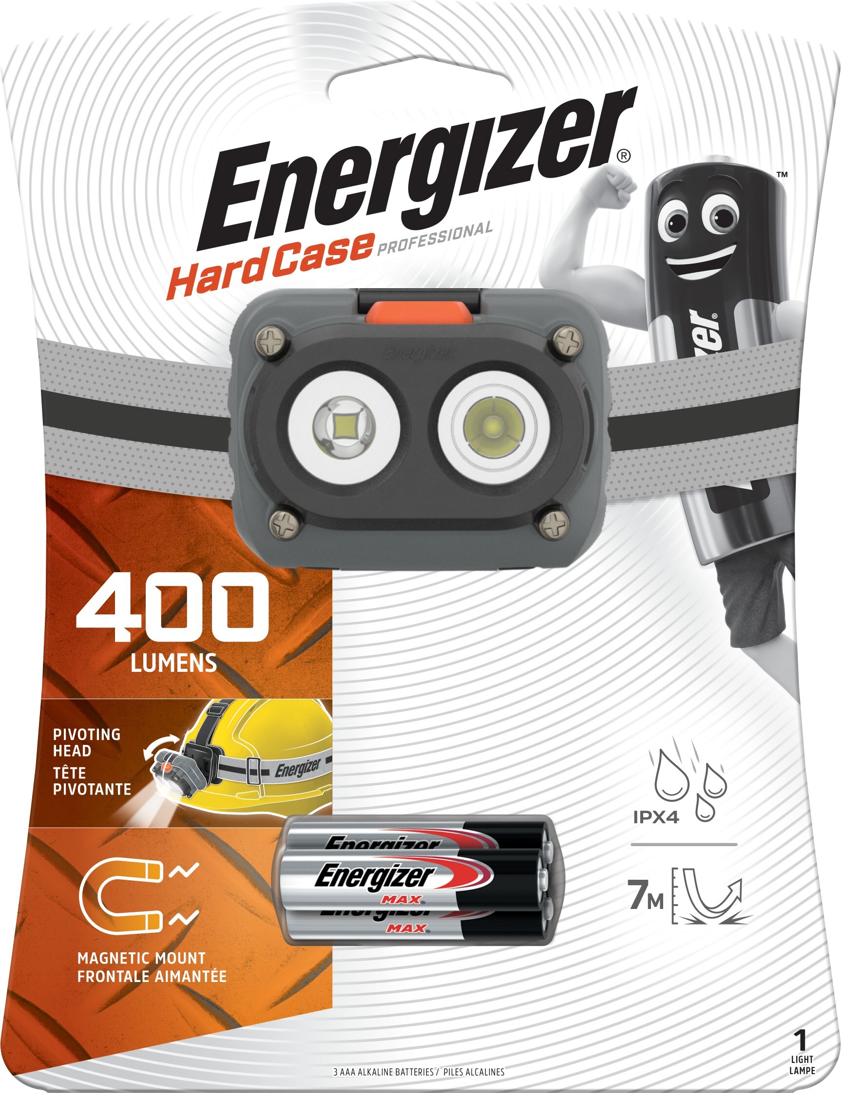 Energizer LED HCHD322 Head Torch 400 Lumens