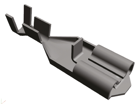 TE Connectivity Positive Lock .250 Mk II Uninsulated Female Spade Connector, Receptacle, 6.35 x 0.81mm Tab Size, 0.8mm²