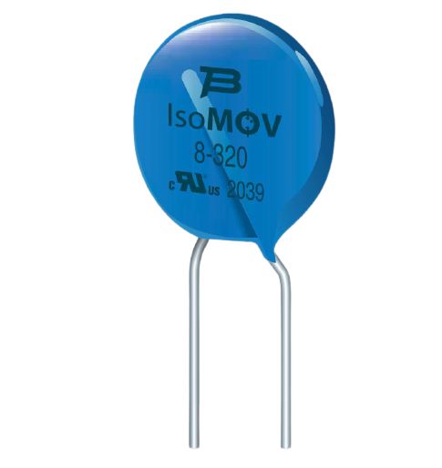 Bourns, IsoMOV Metal Oxide Varistor 30 pF, 40 pF 50 A, 100 A, Clamping 470 V, 730 V, 800 V, 1300 V, 1400 V, Bulk