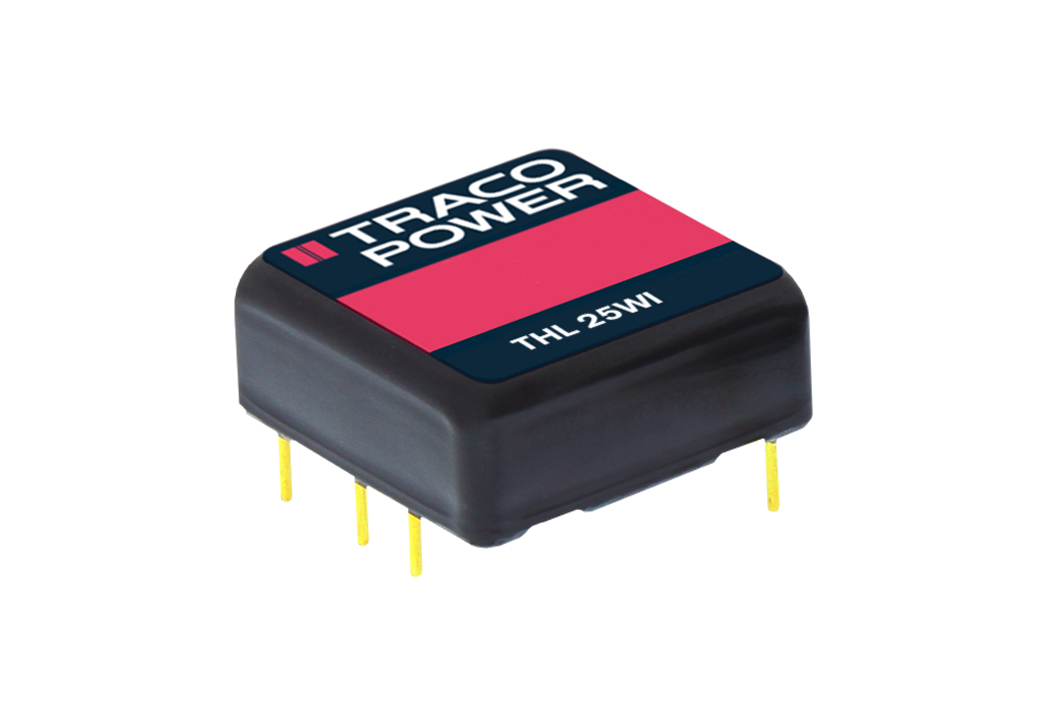 TRACOPOWER THL 25WI DC-DC Converter, 5V dc/ 5A Output, 9 → 36 V dc Input, 25W, Through Hole, +80°C Max Temp