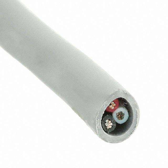 Alpha Wire Alpha Essentials Communication & Control Control Cable, 3 Cores, 0.35 mm² 22 AWG, Unscreened, 30 m, Grey