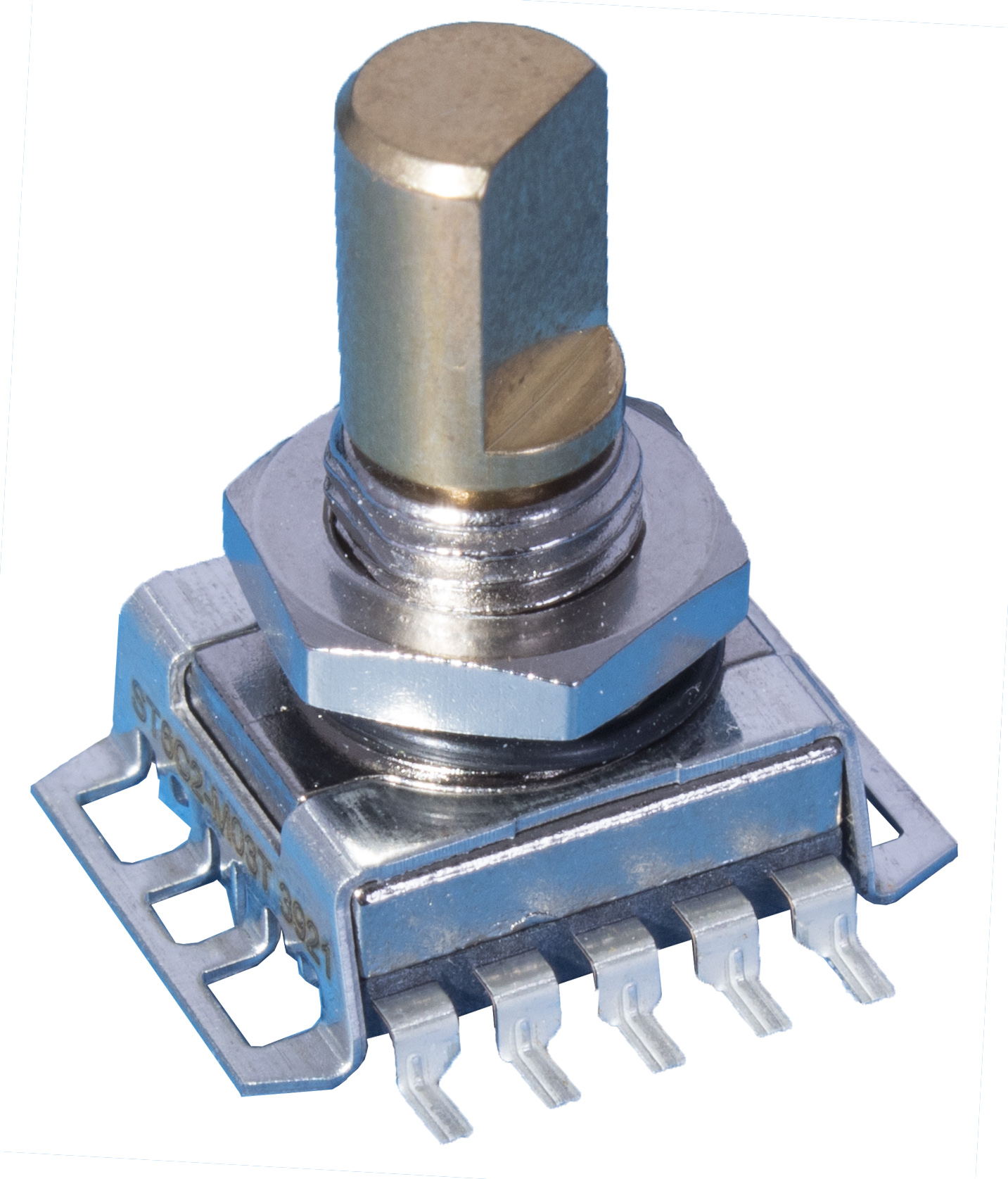 Elma 16 Pulse 2 bit Quadrature Mechanical Rotary Encoder with a 6 mm Slotted Shaft