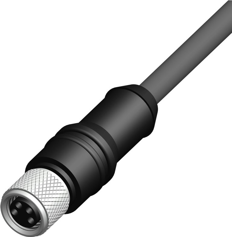 RS PRO Female 4 way M8 to Unterminated Free End Sensor Actuator Cable, 2 m