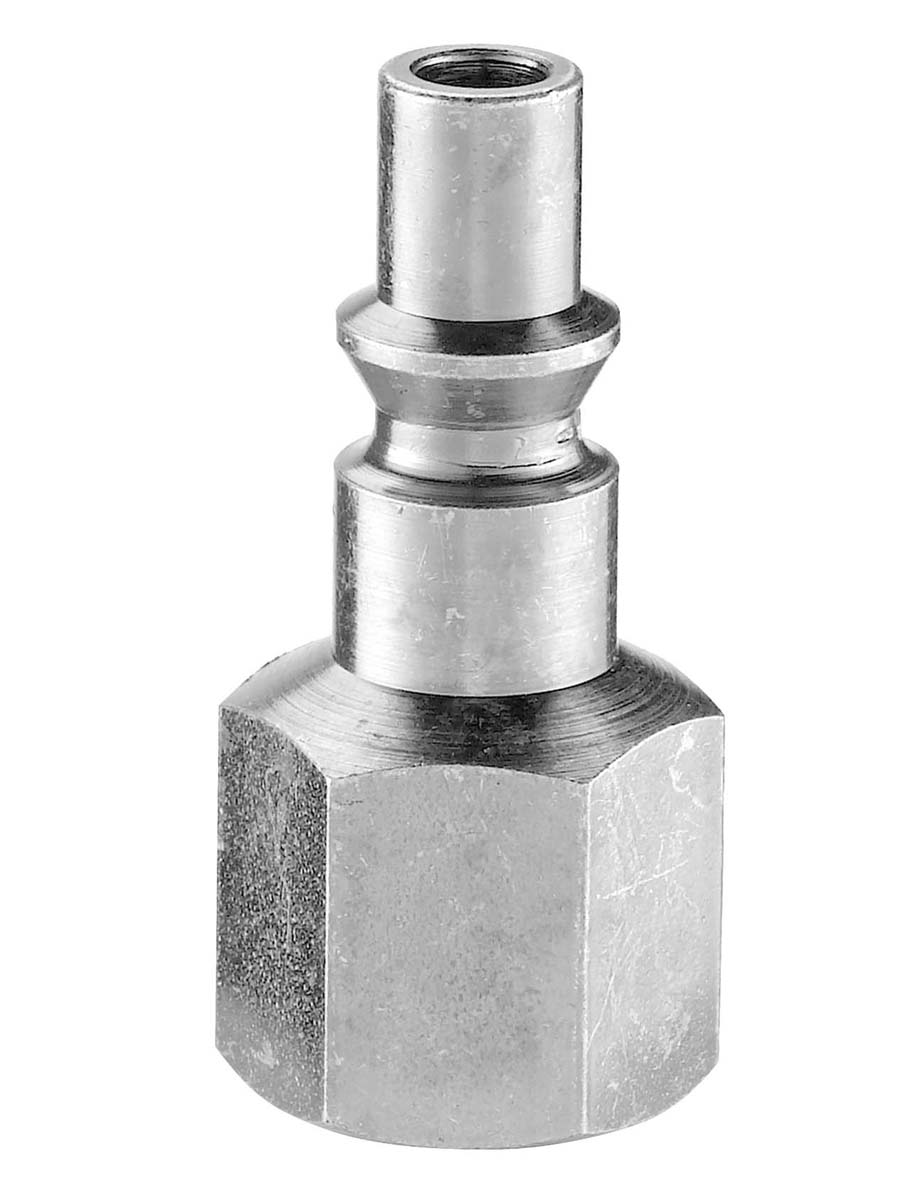 PREVOST Treated Steel Female Plug for Pneumatic Quick Connect Coupling, G 3/8 Female Threaded