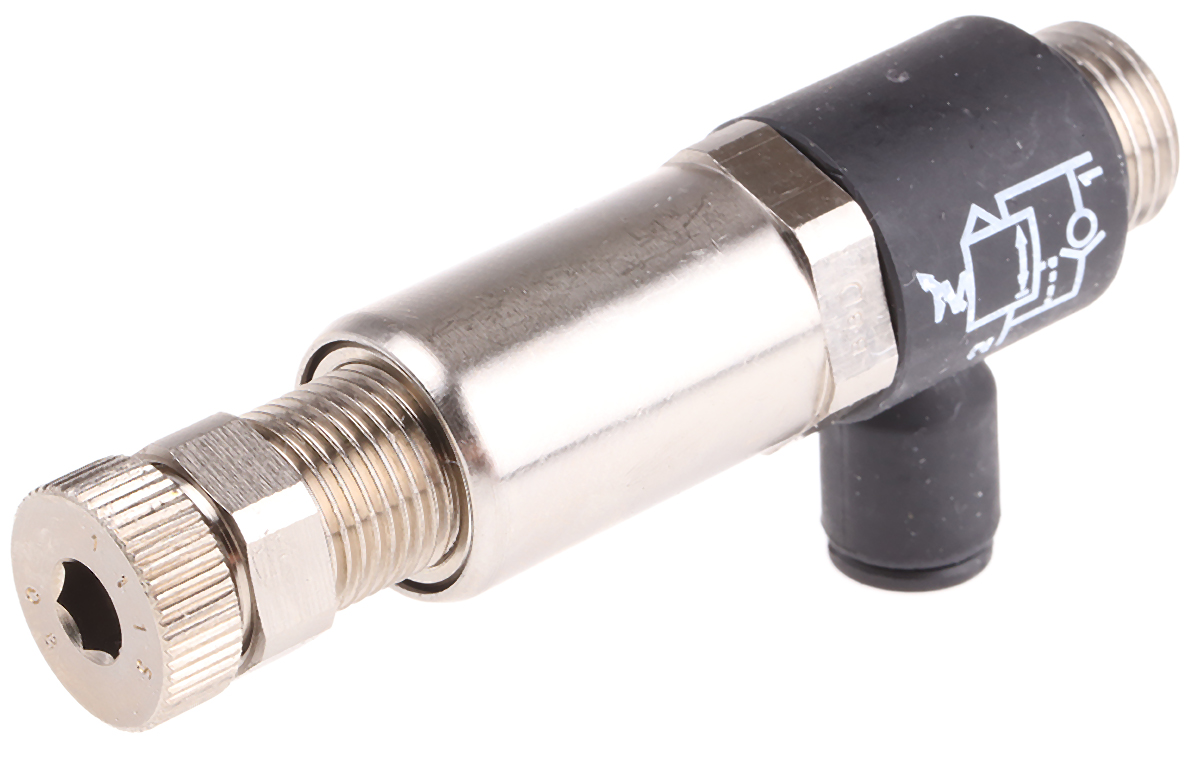 Legris 7300 Threaded Tube Regulator, G 1/4 Male x 6mm, 1/4 in