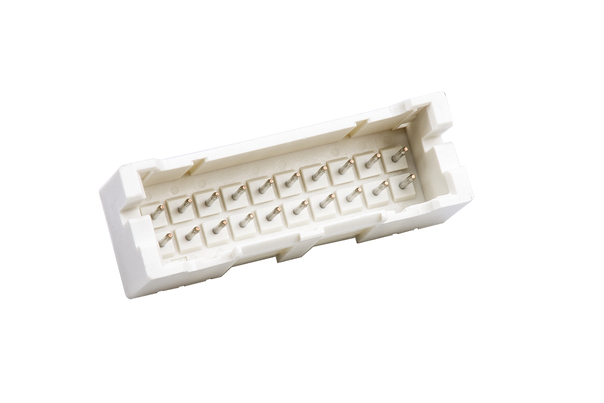 JST XAD Series Straight Through Hole PCB Header, 20 Contact(s), 2.5 mm Pitch, 2 Row, Shrouded