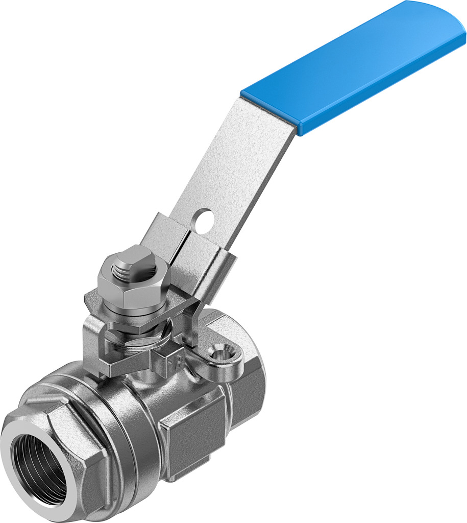 Festo Rod Lever 2/2 Pneumatic Manual Control Valve VZBE Series, NPT 1/2, 1/2, 4745216