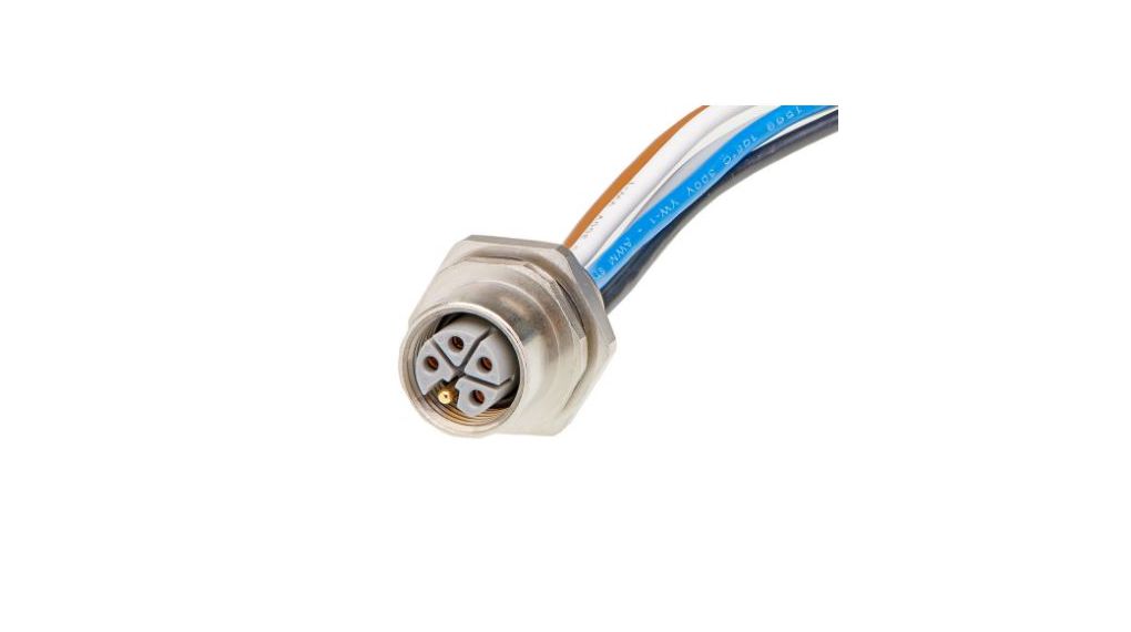 Molex Female 5 way M12 to Circular Connector, 8.5 m