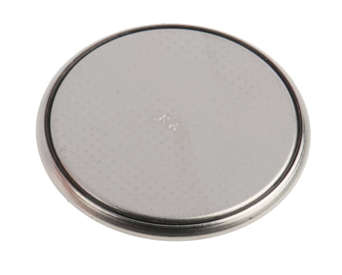 Panasonic CR2016 Button Battery, 3V, 20mm Diameter