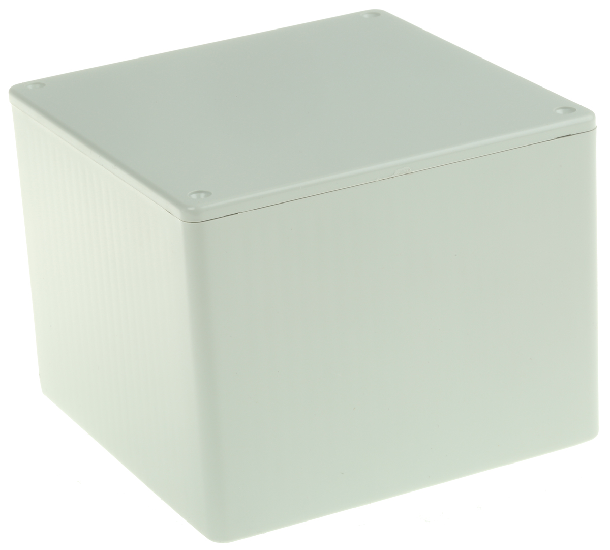 Hammond 1591 Series Grey Flame Retardant ABS Enclosure, IP54, Flanged, Grey Lid, 120 x 120 x 94mm
