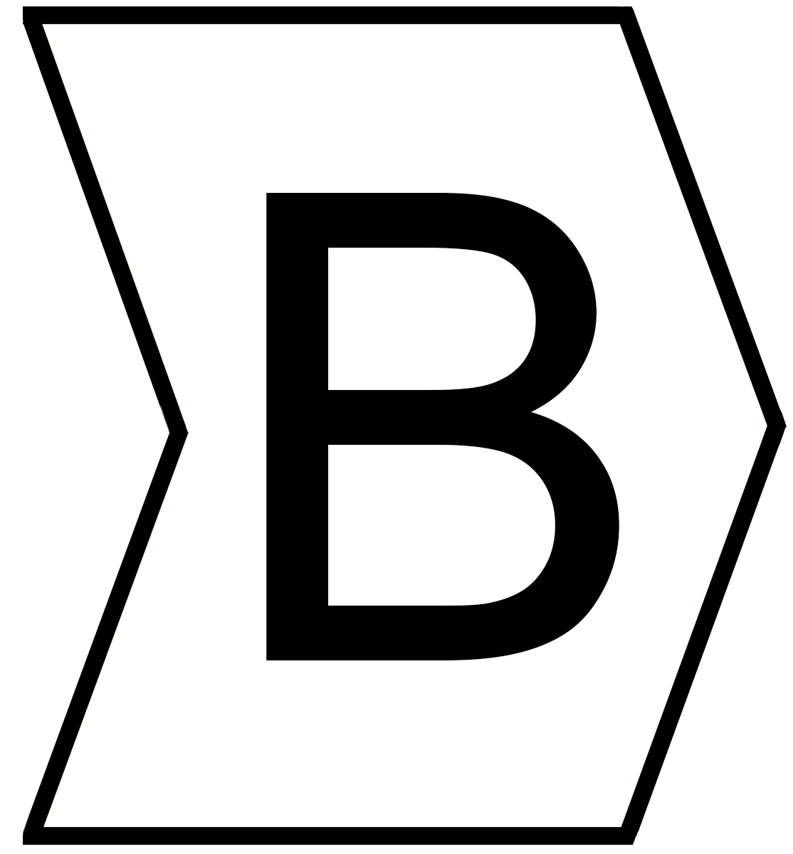 HellermannTyton HGDC Slide On Cable Markers, Black on White, Pre-printed "B", 2 → 5mm Cable, 901-10583