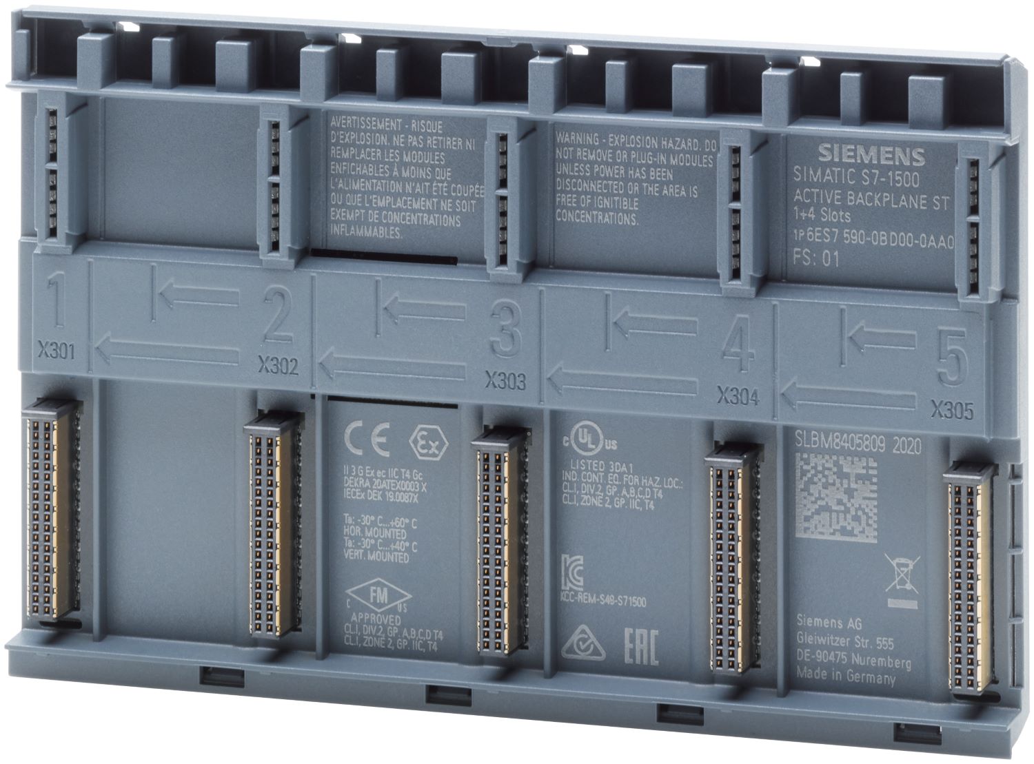 Siemens SIMATIC S7-1500 ET 200 Series Backplane for Use with SIMATIC S7-1500