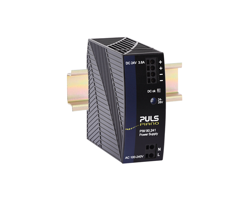 PULS PIM90 DIN Rail Power Supply, 240V ac Input, 28V dc Output, 3.8A Output, 90W