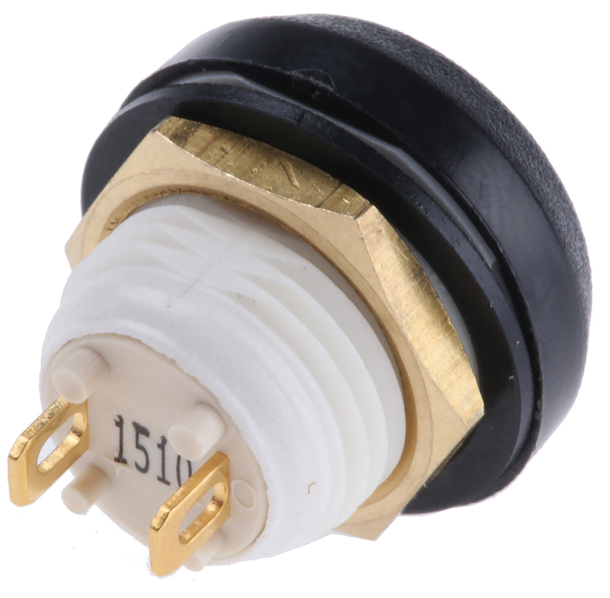 ITW Switches 48 Series Miniature Push Button Switch, Latching, Panel Mount, 13.6mm Cutout, SPST, Clear LED, 48V dc, IP67