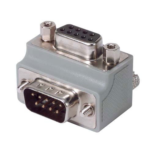 L-Com D Sub Adapter Male 9 Way D-Sub to Female 9 Way D-Sub