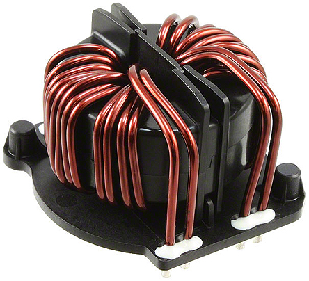 Schaffner 250 μH -30 → +50% Common Mode Choke, Max SRF:400Hz, 50A Idc, 0.9mΩ Rdc 600 V ac, RB