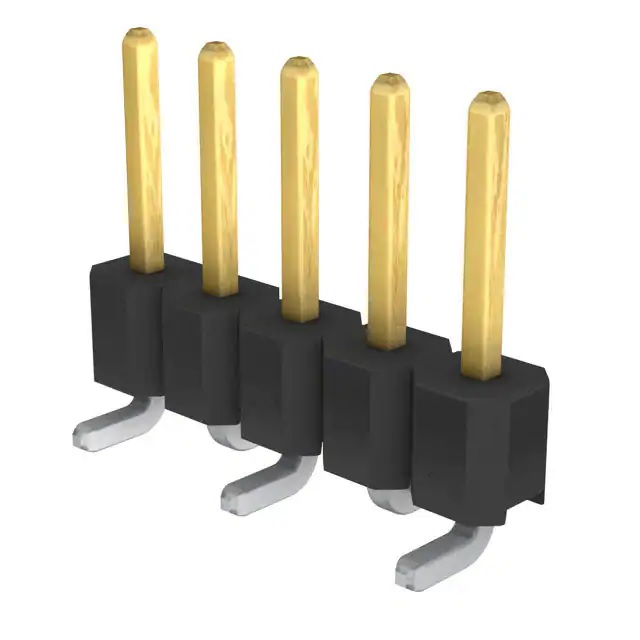 Molex C-Grid Series Vertical Surface Pin Header, 5 Contact(s), 2.54 mm Pitch, 1 Row, Unshrouded