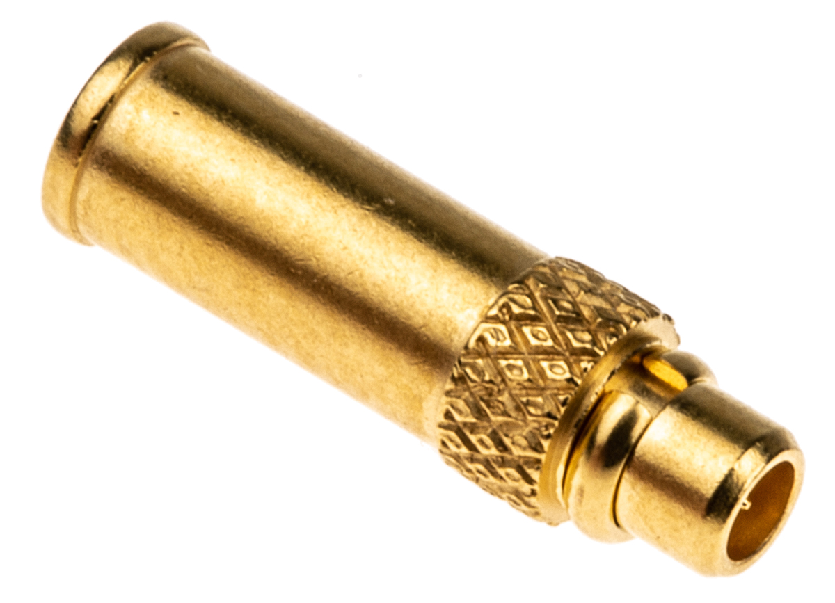 Huber+Suhner, Plug Cable Mount MMCX Connector, 50Ω, Crimp Termination, Straight Body