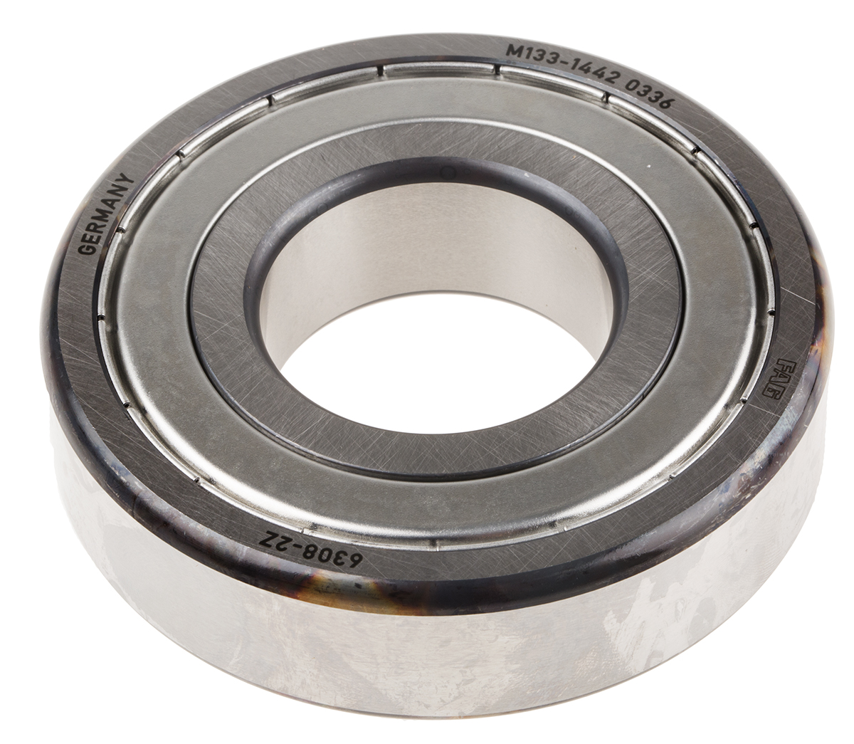 FAG 6308-2Z 1 Row Ball Bearing - 40 mm ID, 90 mm OD