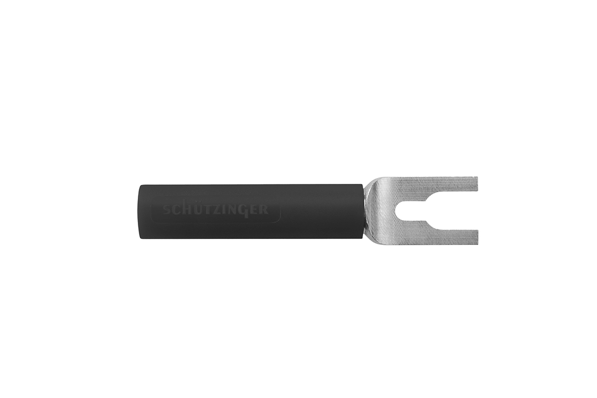 Schutzinger Black Female Banana Socket, 4 mm Connector, 20A, 1000V, Nickel Plating