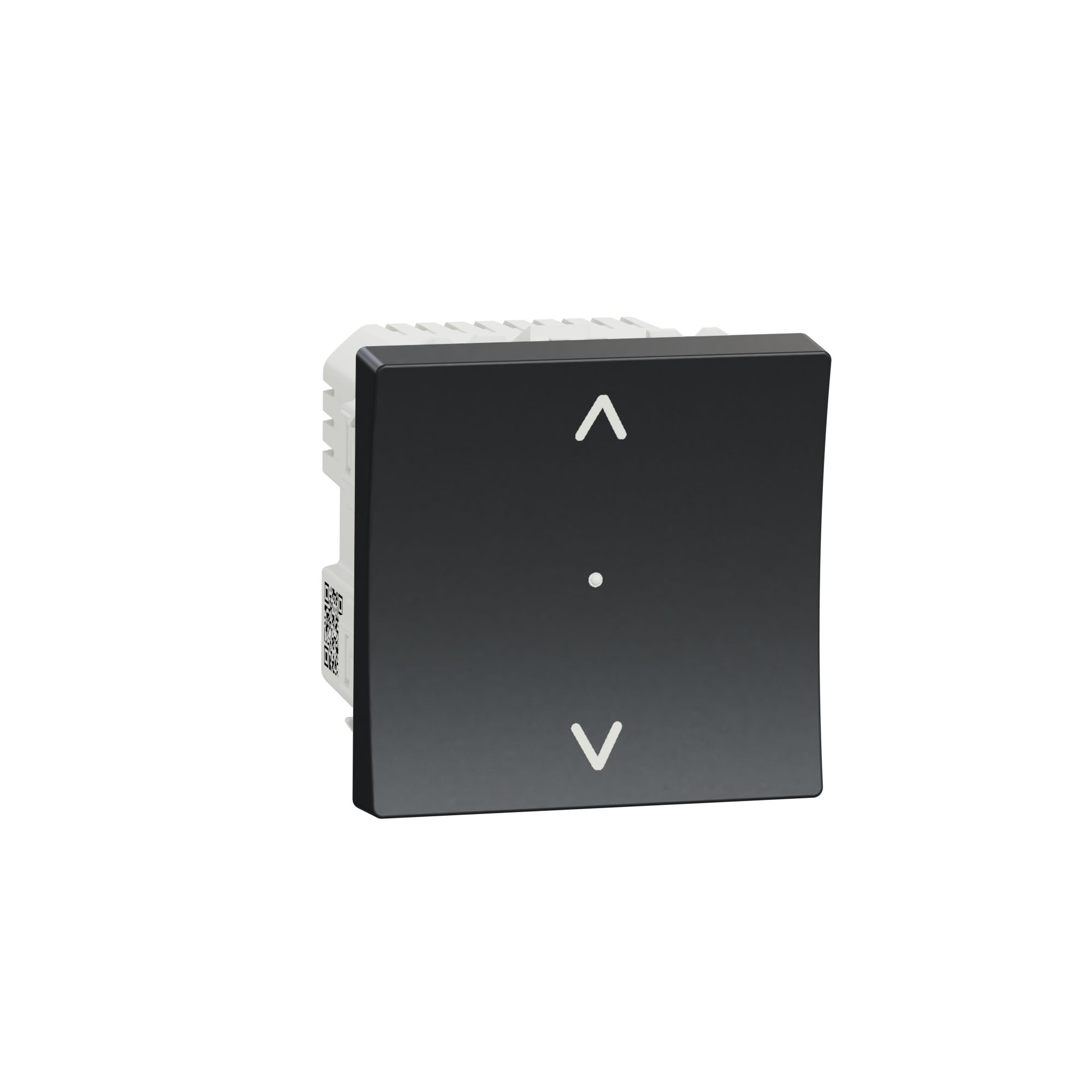 Schneider Electric Anthracite Push Button Light Switch, Wiser