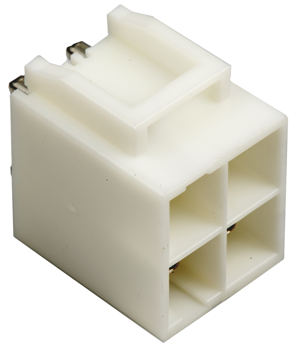 JST VL Series Straight Through Hole PCB Header, 4 Contact(s), 6.2 mm Pitch, 2 Row, Shrouded