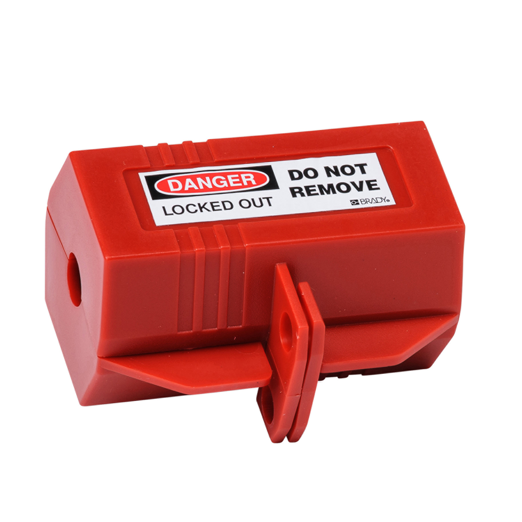 Brady Red 2-Lock Polypropylene Electrical Plug Lockouts, 9.14mm Shackle