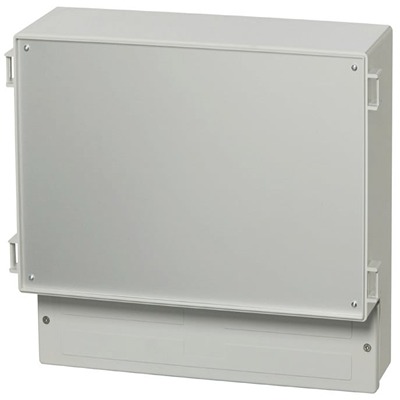 Fibox PC Series Light Grey Polycarbonate General Purpose Enclosure, IP65, IK07, Grey Lid, 383 x 316 x 134mm