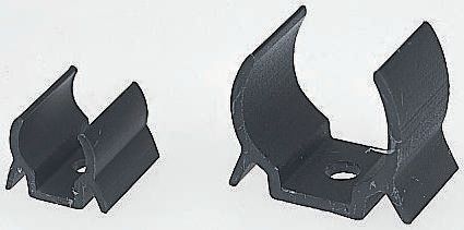 Essentra Clip for use with 12.7 mm Dia. Capacitor PVC