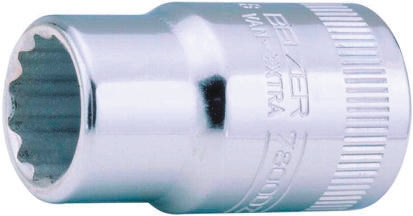 Bahco 1/2 in Drive 26mm Standard Socket, 12 point, 43 mm Overall Length