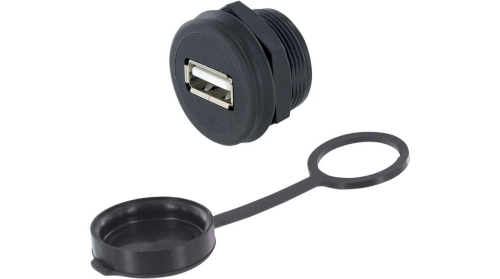 Encitech Connectors USB 2.0, Female USB A to