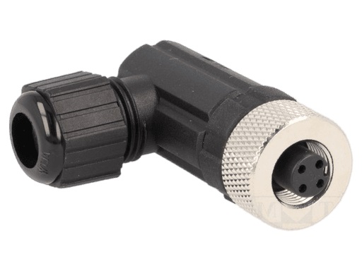 Amphenol Industrial Circular Connector, 4 Contacts, Cable, M12 Connector, Socket, Female, IP67, M Series