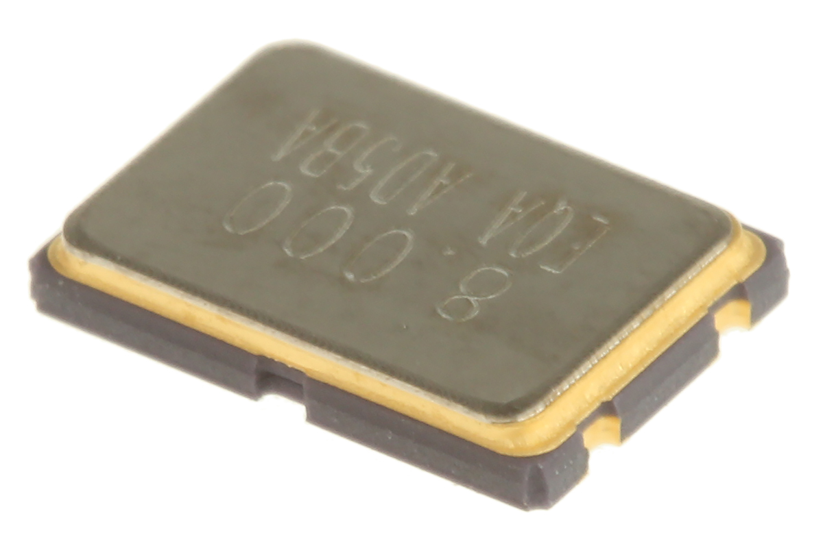 Euroquartz 8MHz Crystal ±30ppm SMD 4-Pin 7 x 5 x 1.2mm