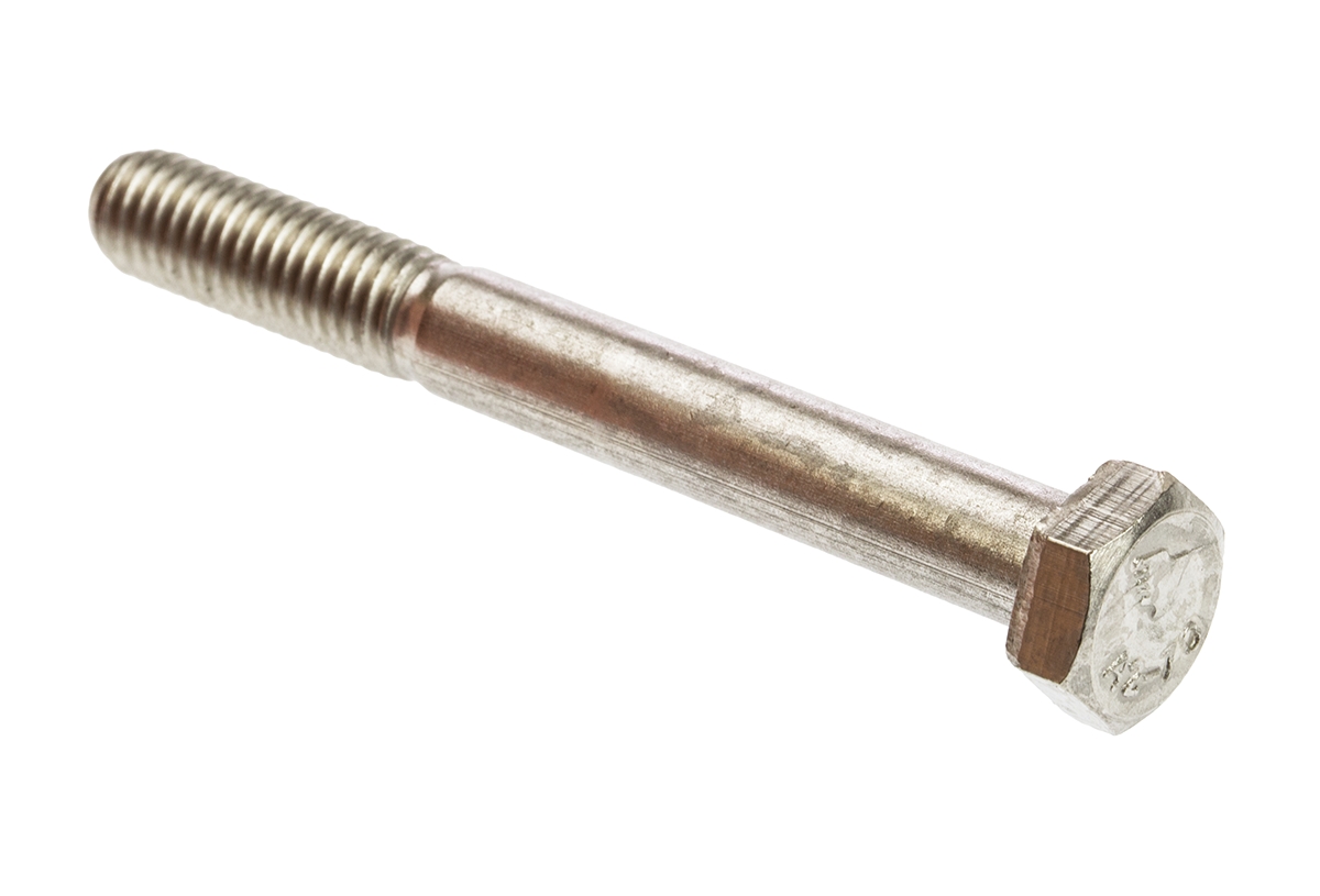 RS PRO Stainless Steel, Hex Bolt, M8 x 70mm