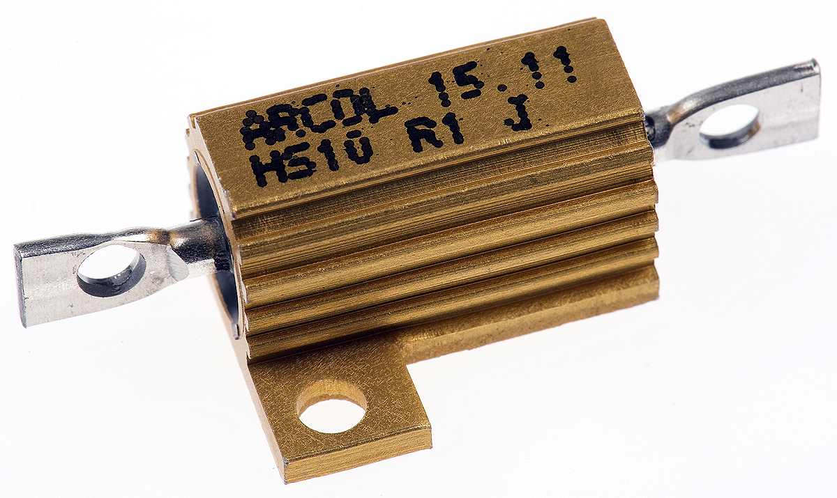 Arcol, 100mΩ 10W Wire Wound Chassis Mount Resistor HS10 R1 J ±5%